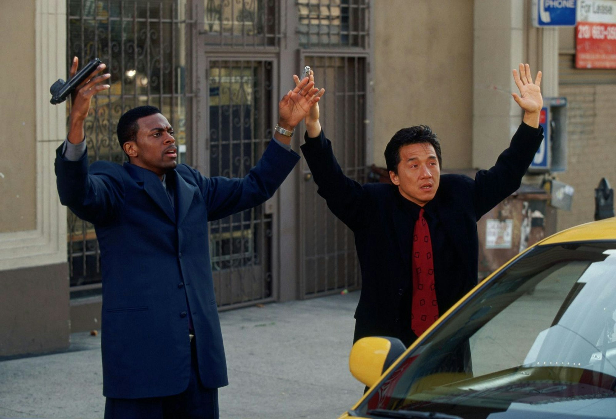 Jackie Chan und Chris Tucker: Ein wahrer Meister der Kampfsportkunst aus dem Fernen Osten trifft auf die wahrscheinlich größte Klappe des Westens. (Bild: RTL / MCMXCVII New Line Productions, Inc.)