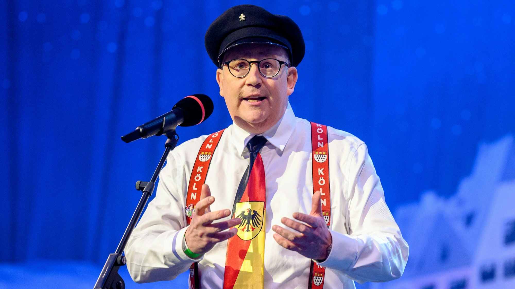 Dä Schofför des Kanzlers 2022 im großen Saal des Gürzenich in Köln.
