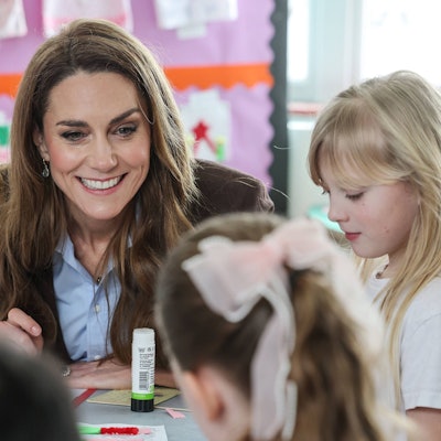 Prinzessin Kate spricht bei ihrem Besuch in einer Schule in Croydon mit Kindern über Gefühle, Kreativität und Zusammenhalt.