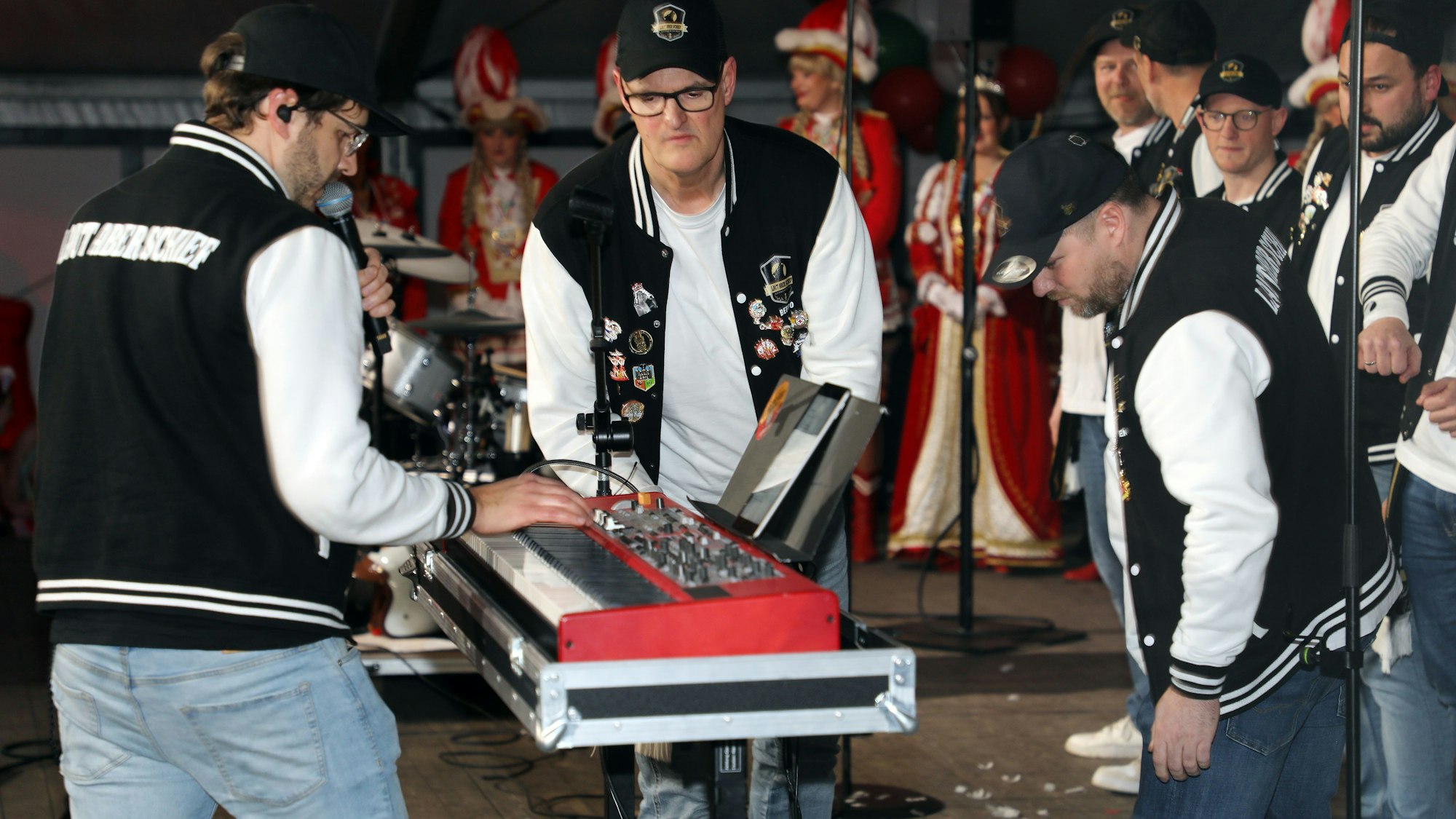 Das Foto zeigt den Aufbau der Technik
