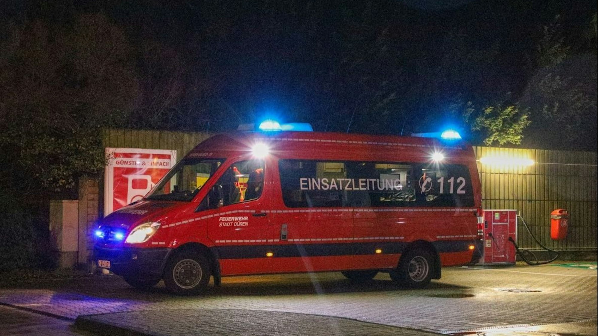 Verkehrsunfall auf der Euskirchener Straße in Düren.