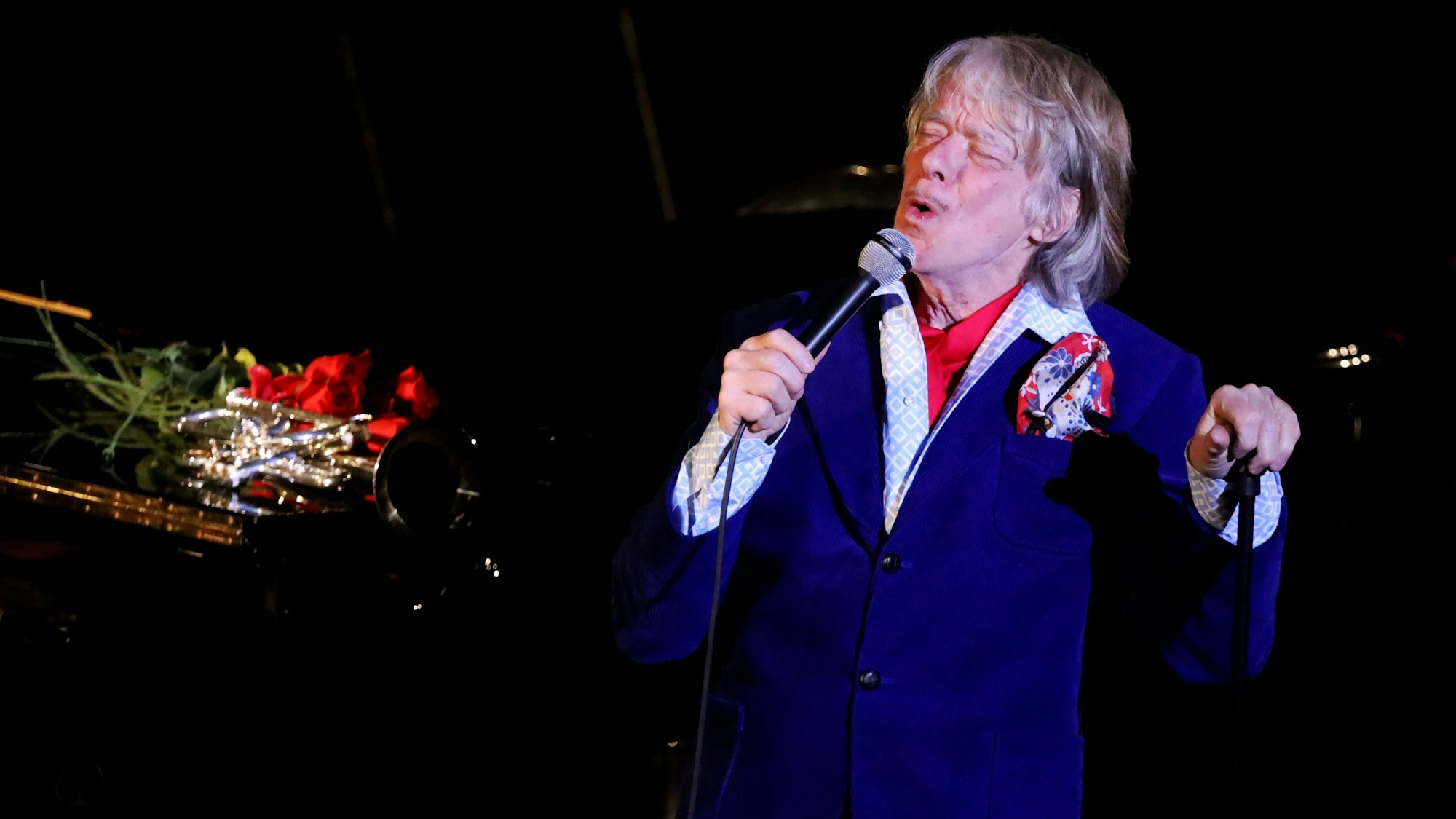 13.02.2026, Köln: Helge Schneider gibt seine Karnevalskonzerte in der Philharmonie. Den Auftakt macht sein Auftritt am Freitagabend. Foto: Arton Krasniqi