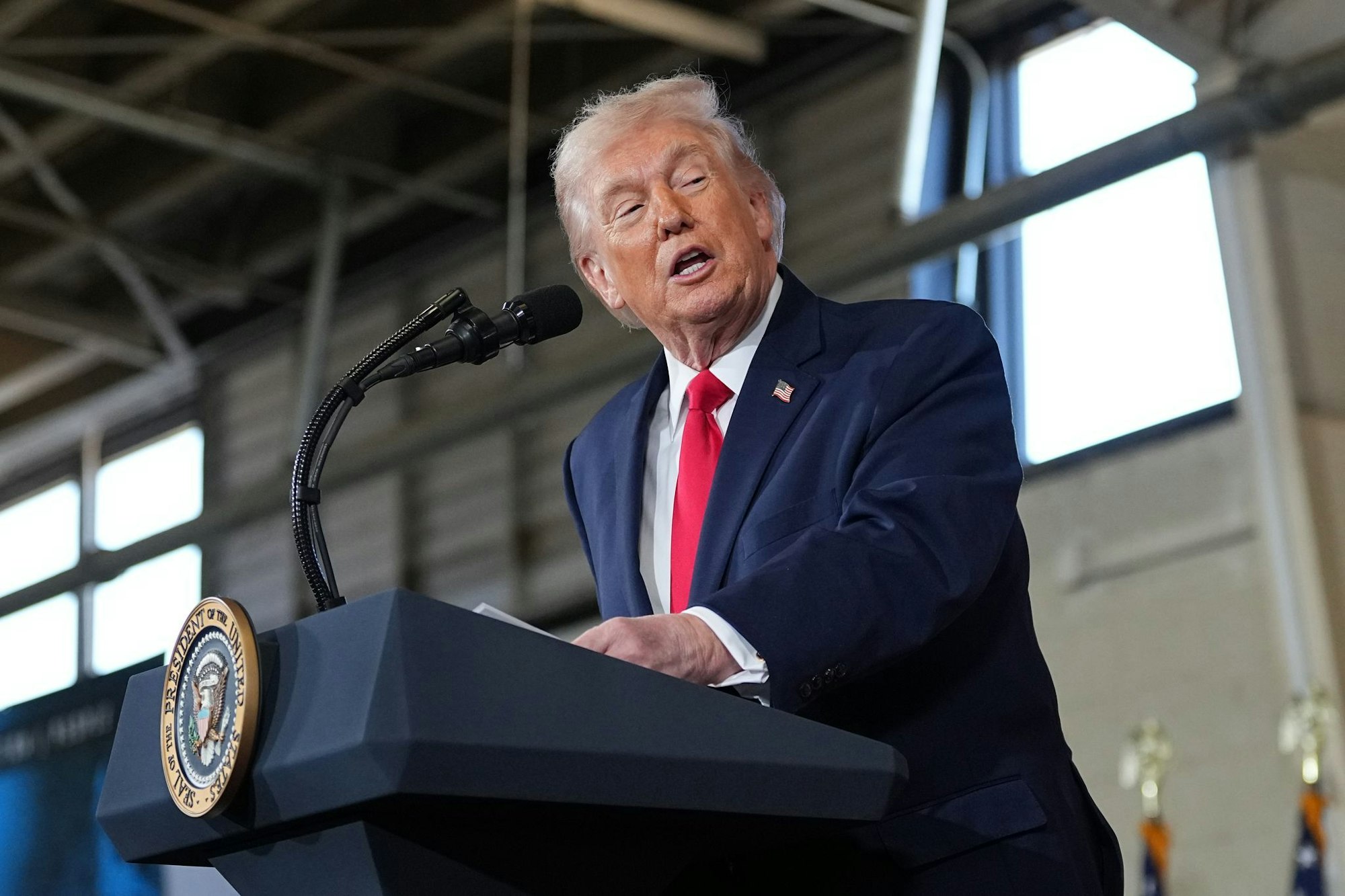 Es läuft nicht rund für Trump. Es gibt kein frisches Geld mehr für das US-Heimatschutzministerium.