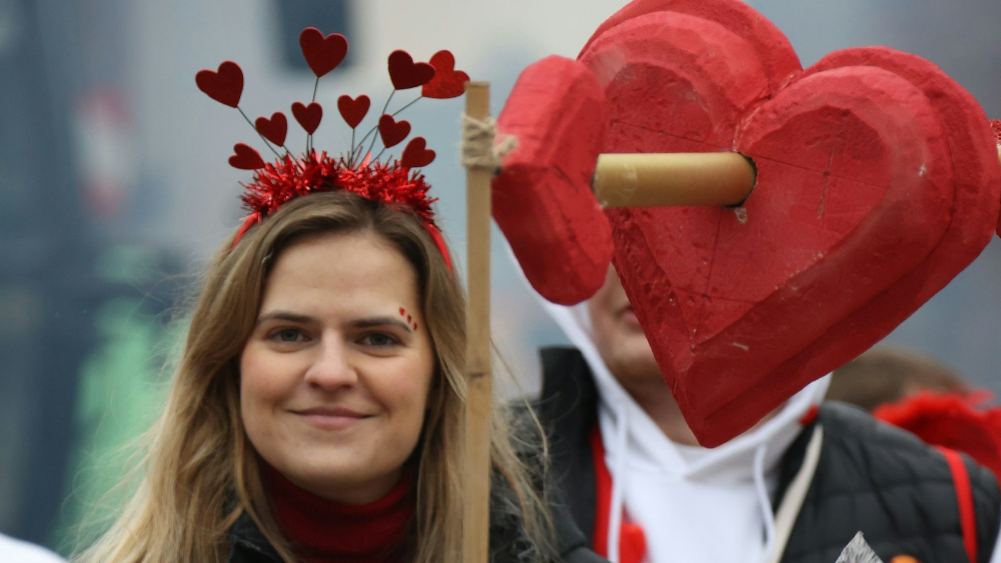 Eine Herzenangelegenheit an Karneval.