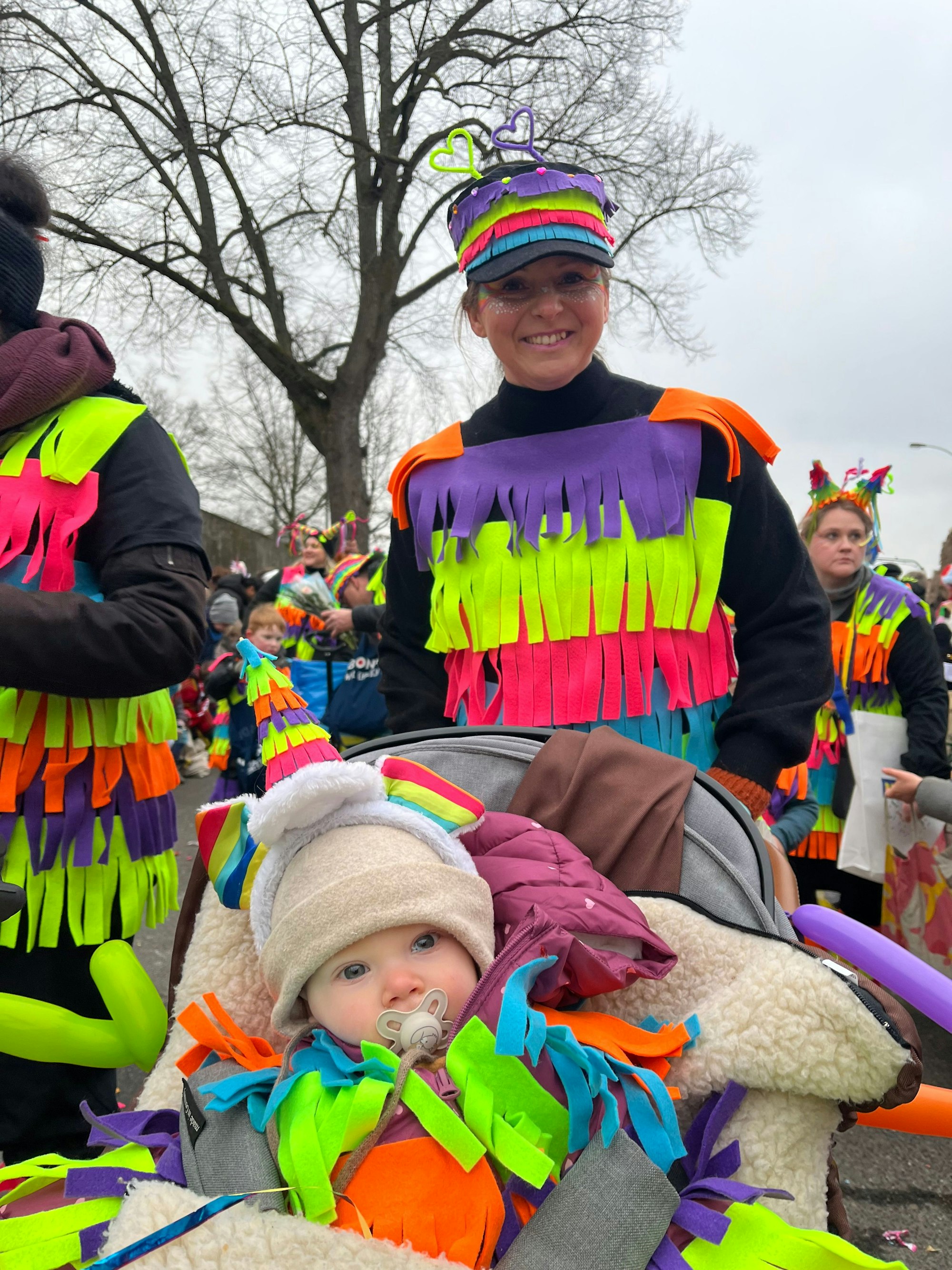 Mini-Piñata in der Gruppe der GGS Morsbroicher Straße