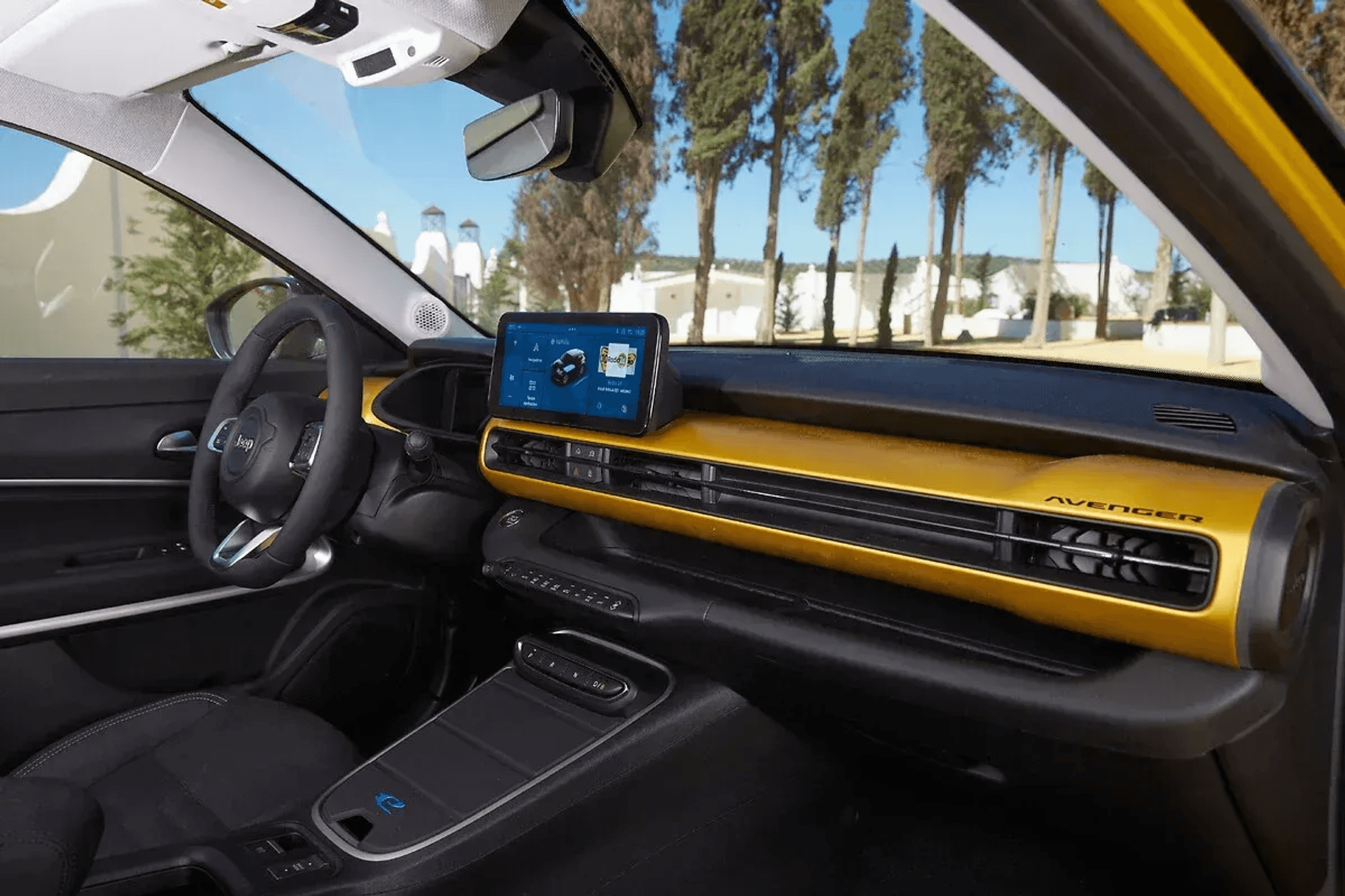 Der Innenraum des Jeep Avenger