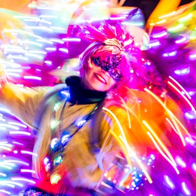 Der Lichterzug in Eiserfey war ein Stäänedanz der ganz besonderen Art.