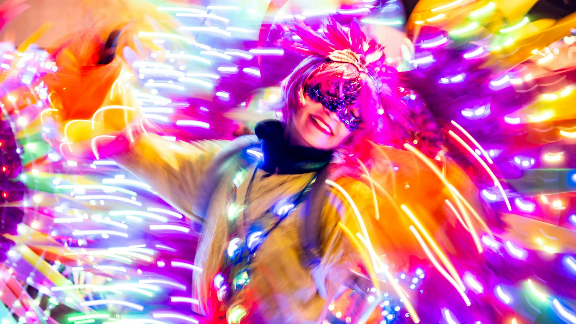 Der Lichterzug in Eiserfey war ein Stäänedanz der ganz besonderen Art.