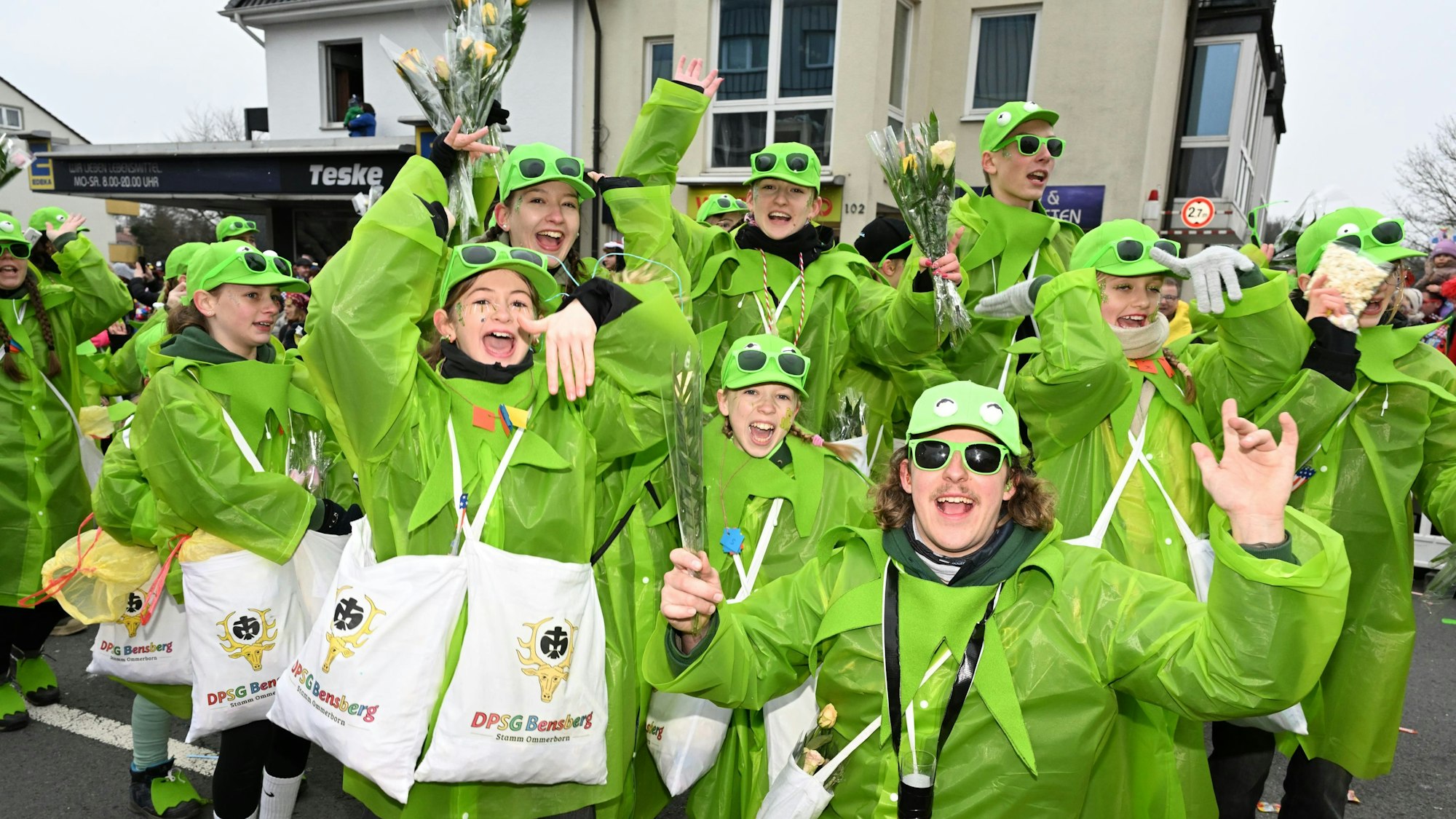 Der Stamm Ommerborn war als Kermit verkleidet.