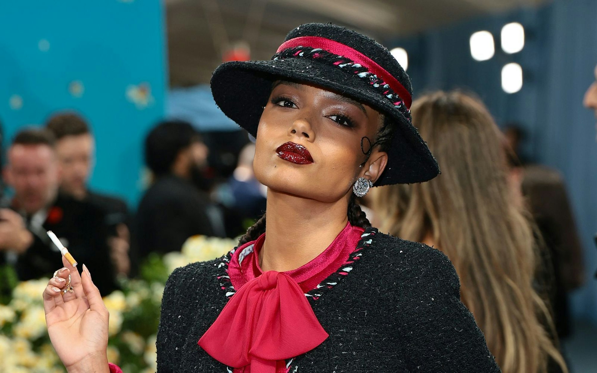 Auch sie ein Shooting-Star: Whitney Peak spielt in „Sunrise On The Reaping“ die Jugendliebe von Haymitch Abernathy. (Bild: 2025 Getty Images/Dimitrios Kambouris)