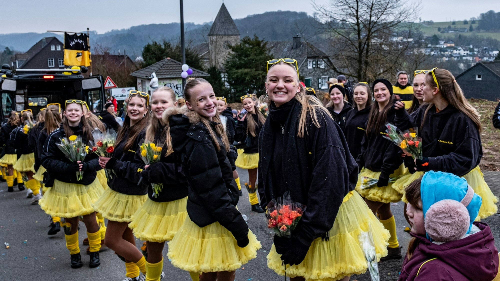 Das Foto zeigt die Jecken Kids