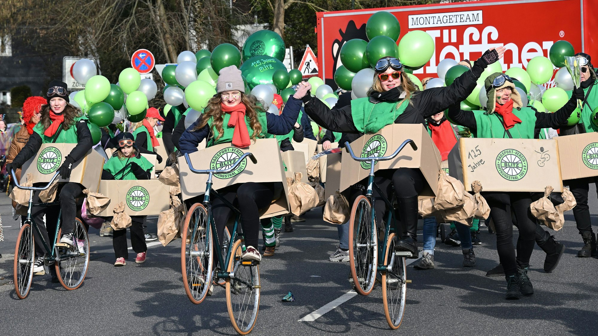 Der RV Blitz Hoffnungsthal war mit dem Fahrrad unterwegs.