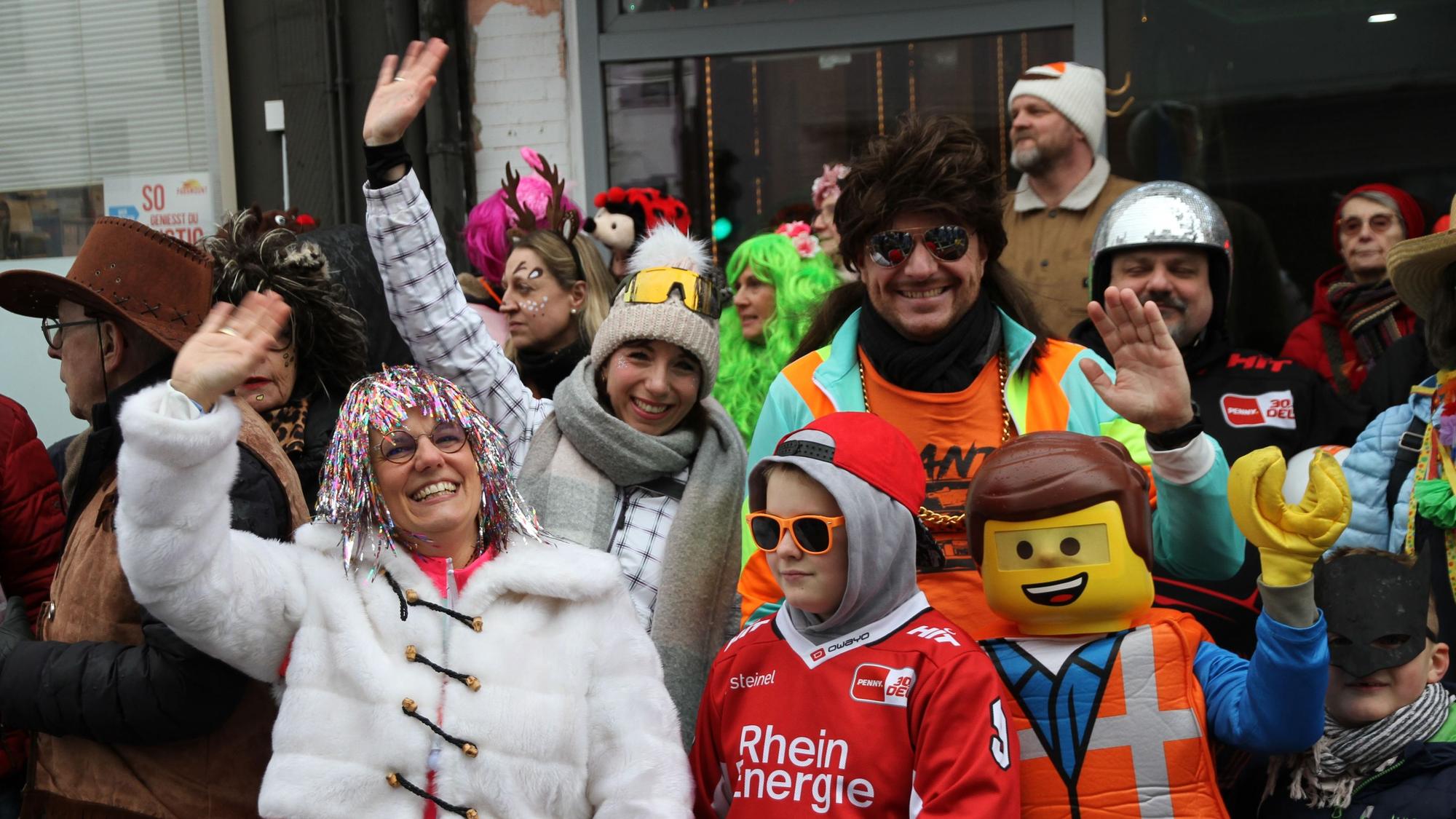 Rosenmontagszug in Siegburg