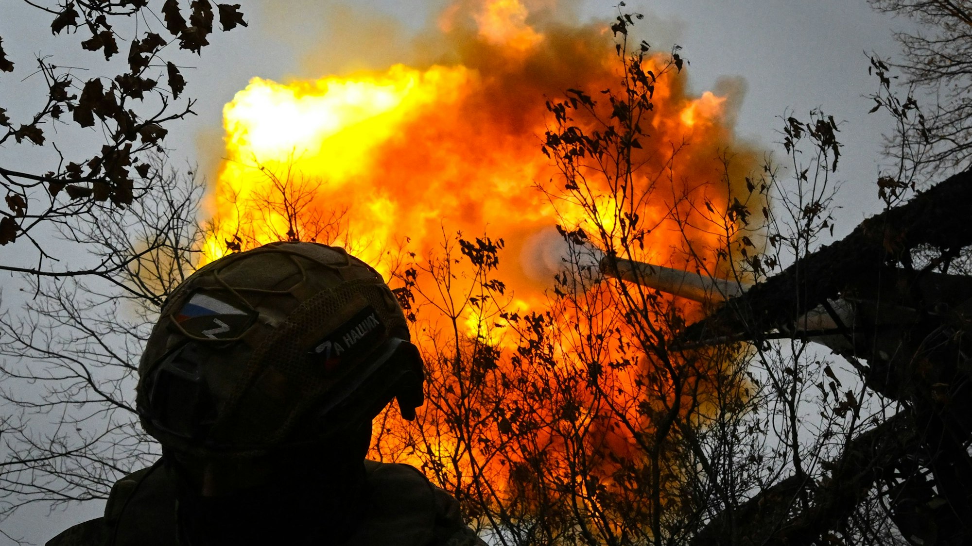 Die Gefechte entlang der Frontlinie in der Ukraine dauern an. Den ukrainischen Streitkräften sind laut einer US-Analyse zuletzt Geländegewinne gelungen. (Archivbild)