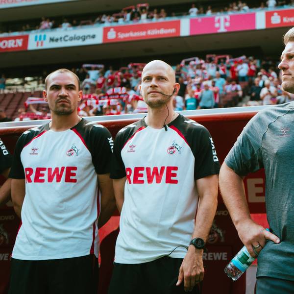 Hannes Dold (l.) verliert seinen Posten im Trainerteam von Lukas Kwasniok.