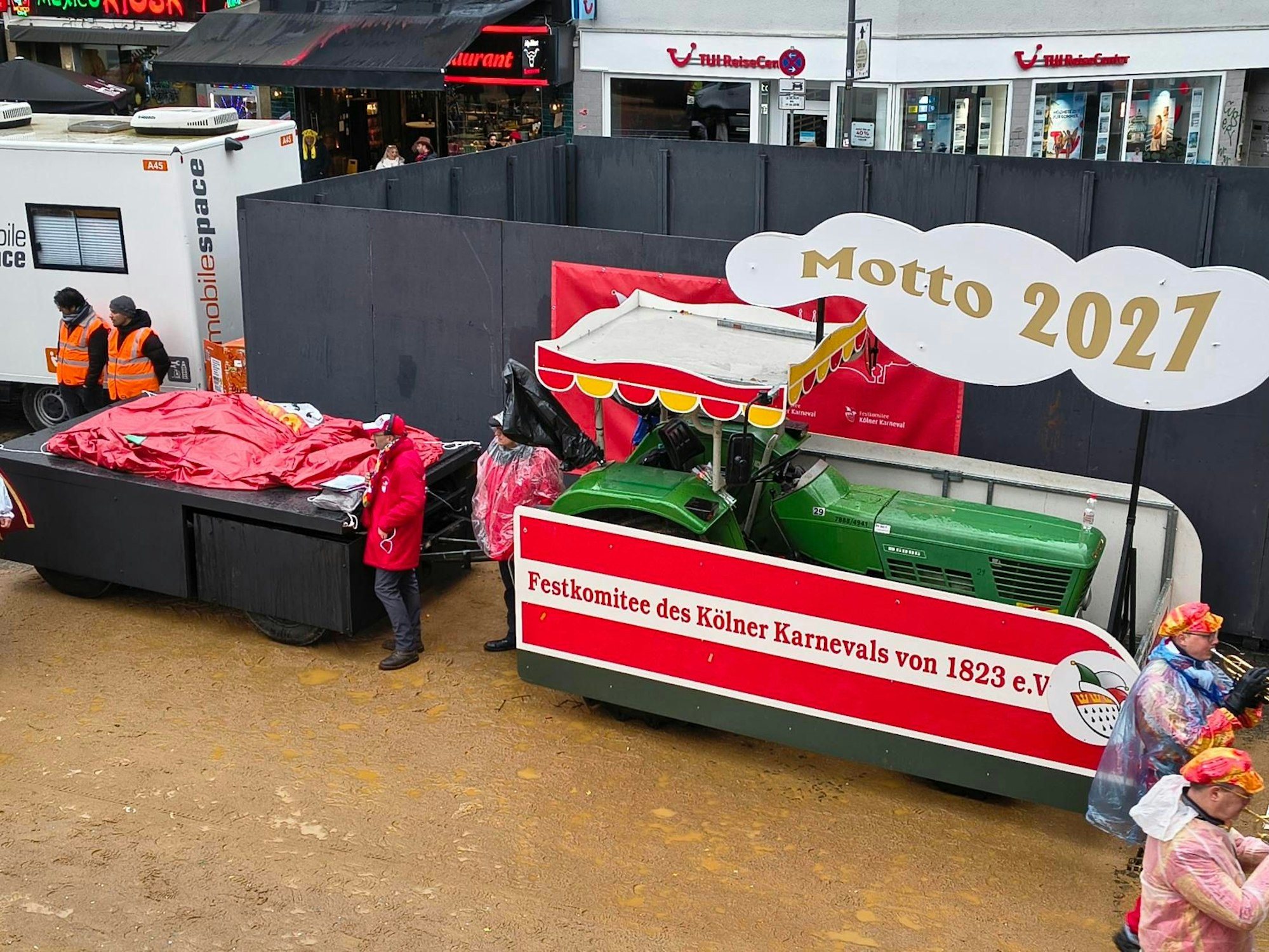 Im Bild: das geheime Motto für die nächste Session.