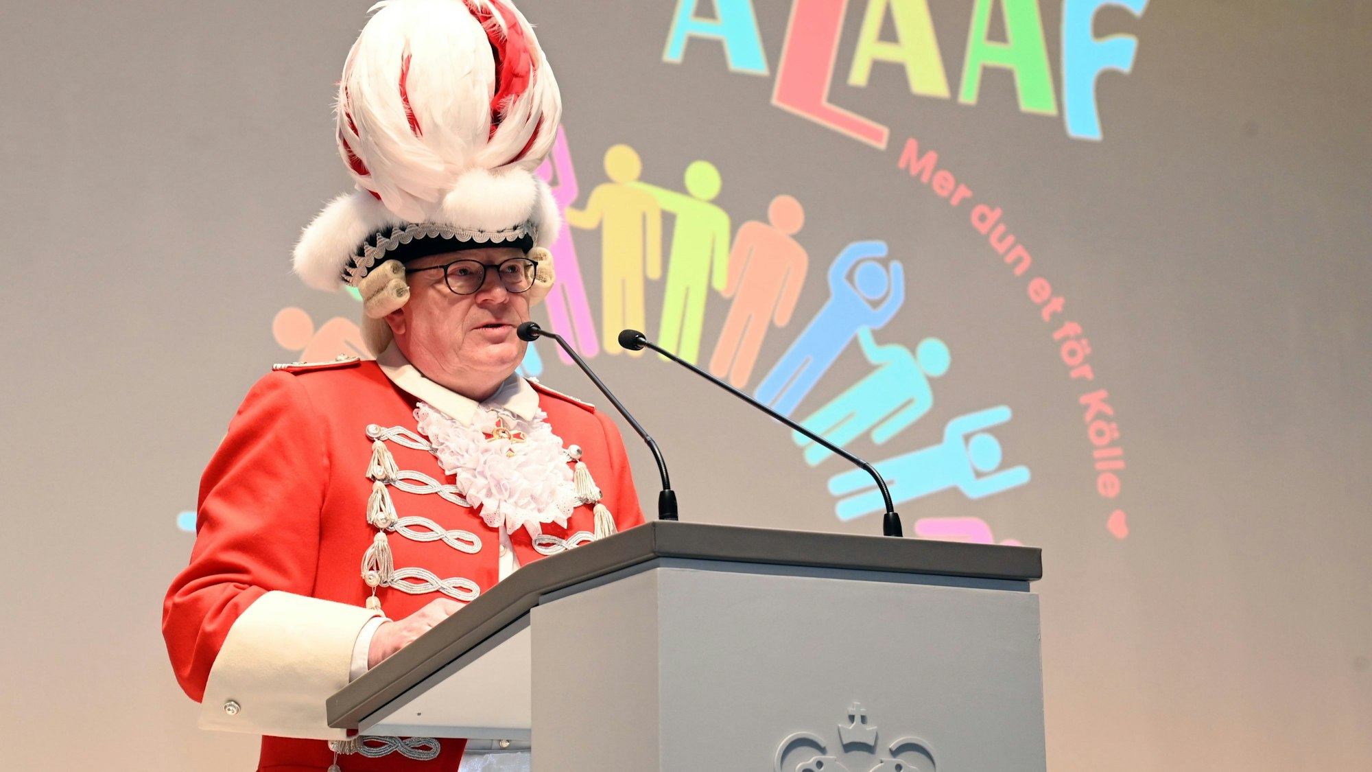 Torsten Burmester während des Empfangs.