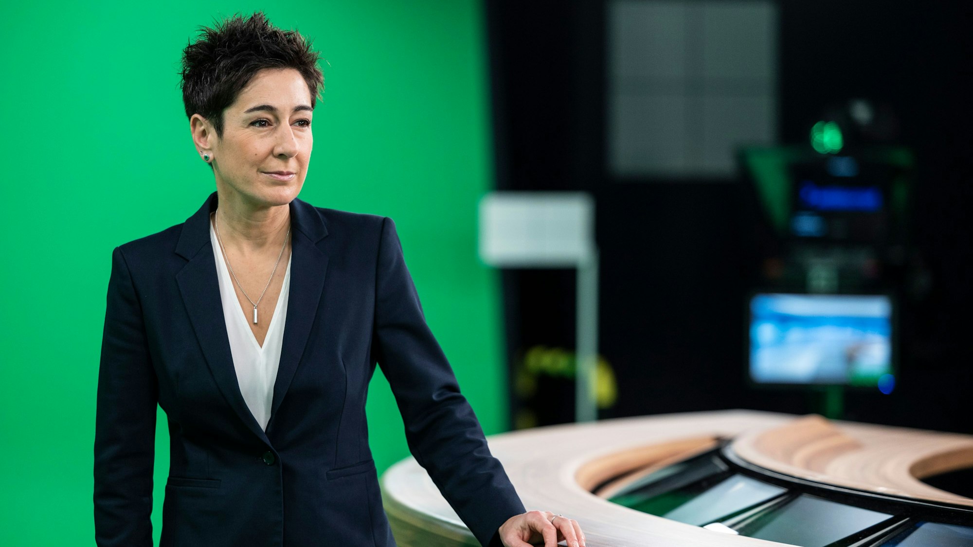 Dunja Hayali moderiert im „heute journal“. (Archivfoto)