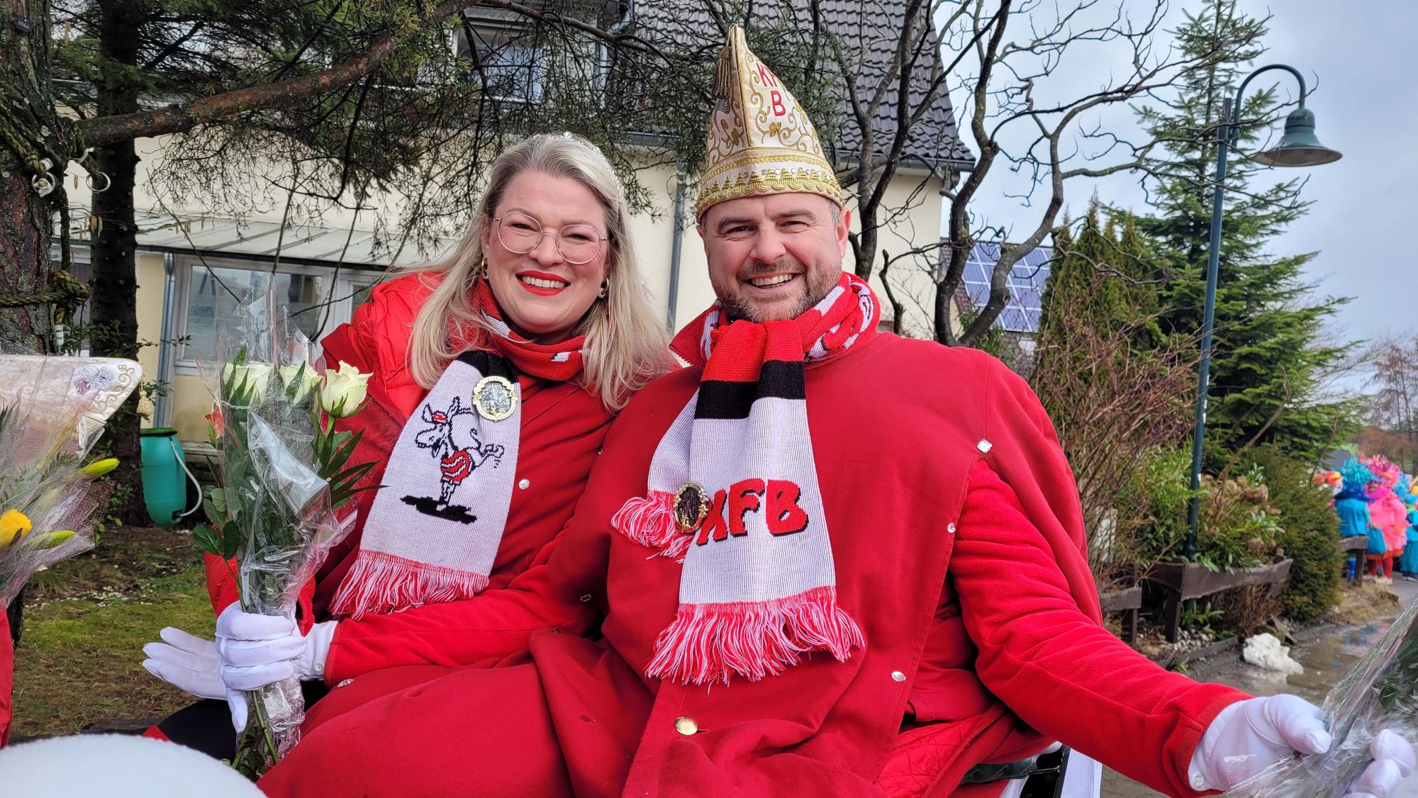 Das Foto zeigt Prinzessin Alexandra I. und Prinz Andreas I.