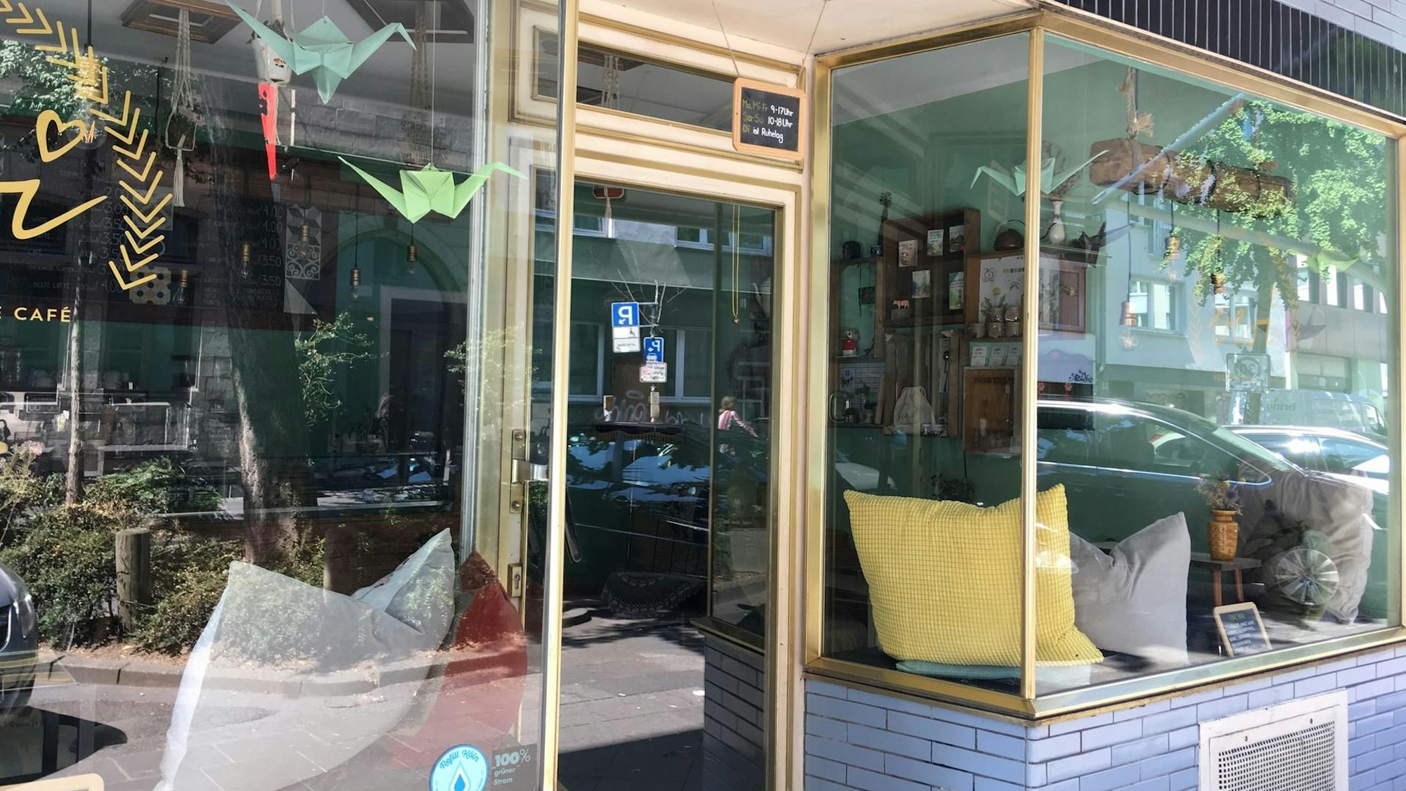 Das Café Vevi von außen.