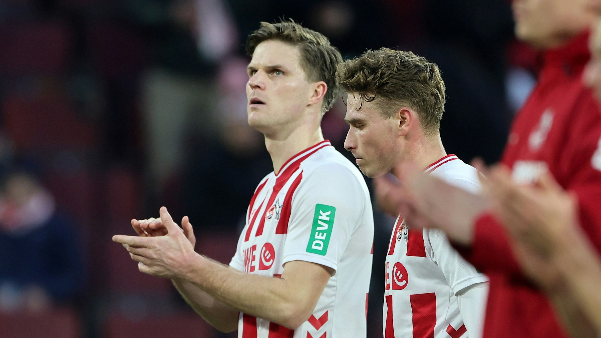 1. FC Köln vs. RB Leipzig, 21. Spieltag, 08.02.2026, 15.30 Uhr, links: Marius Bülter (1. FC Köln), Bild: Herbert Bucco