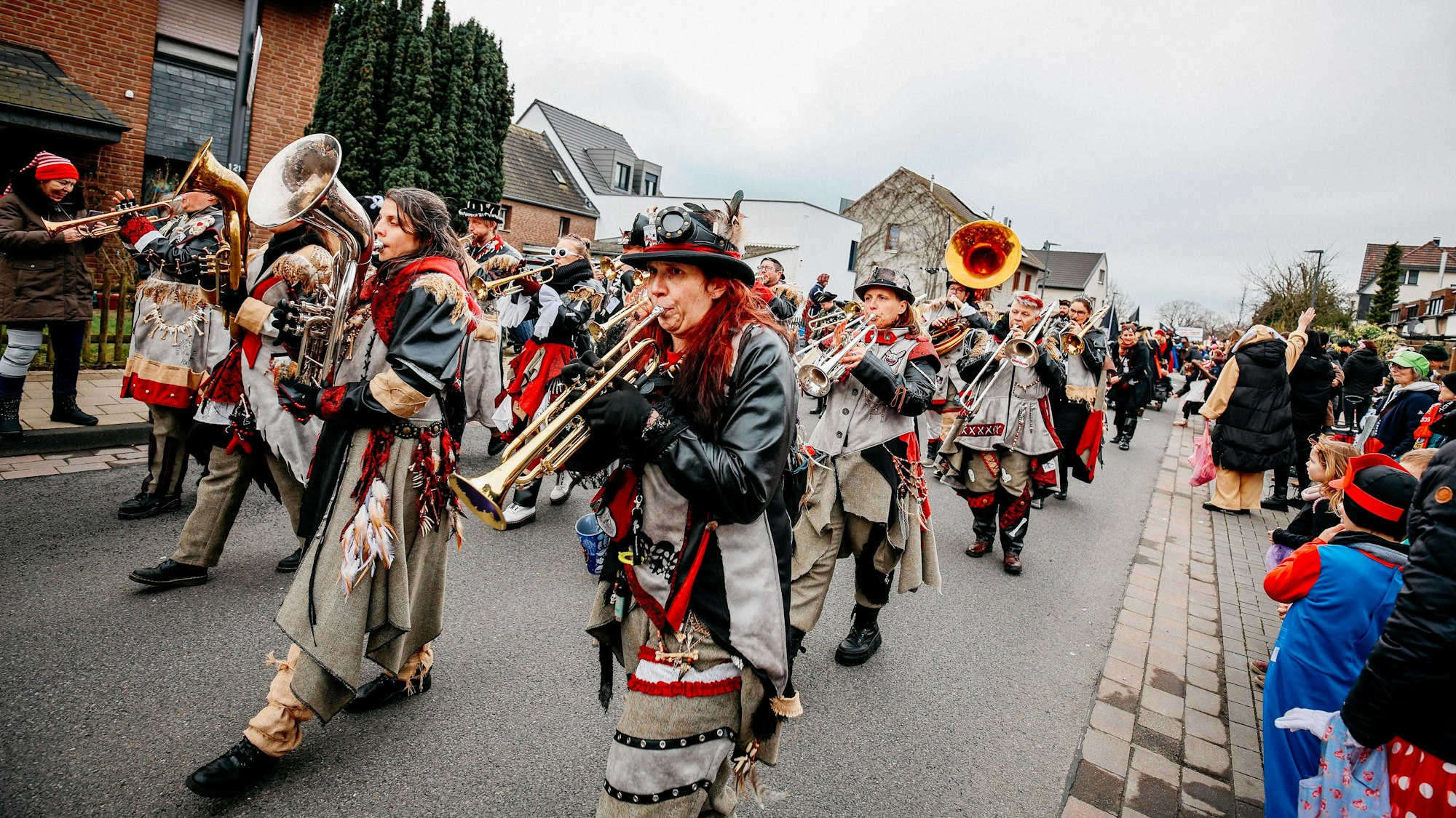 Blaskapelle auf Karnevalszug