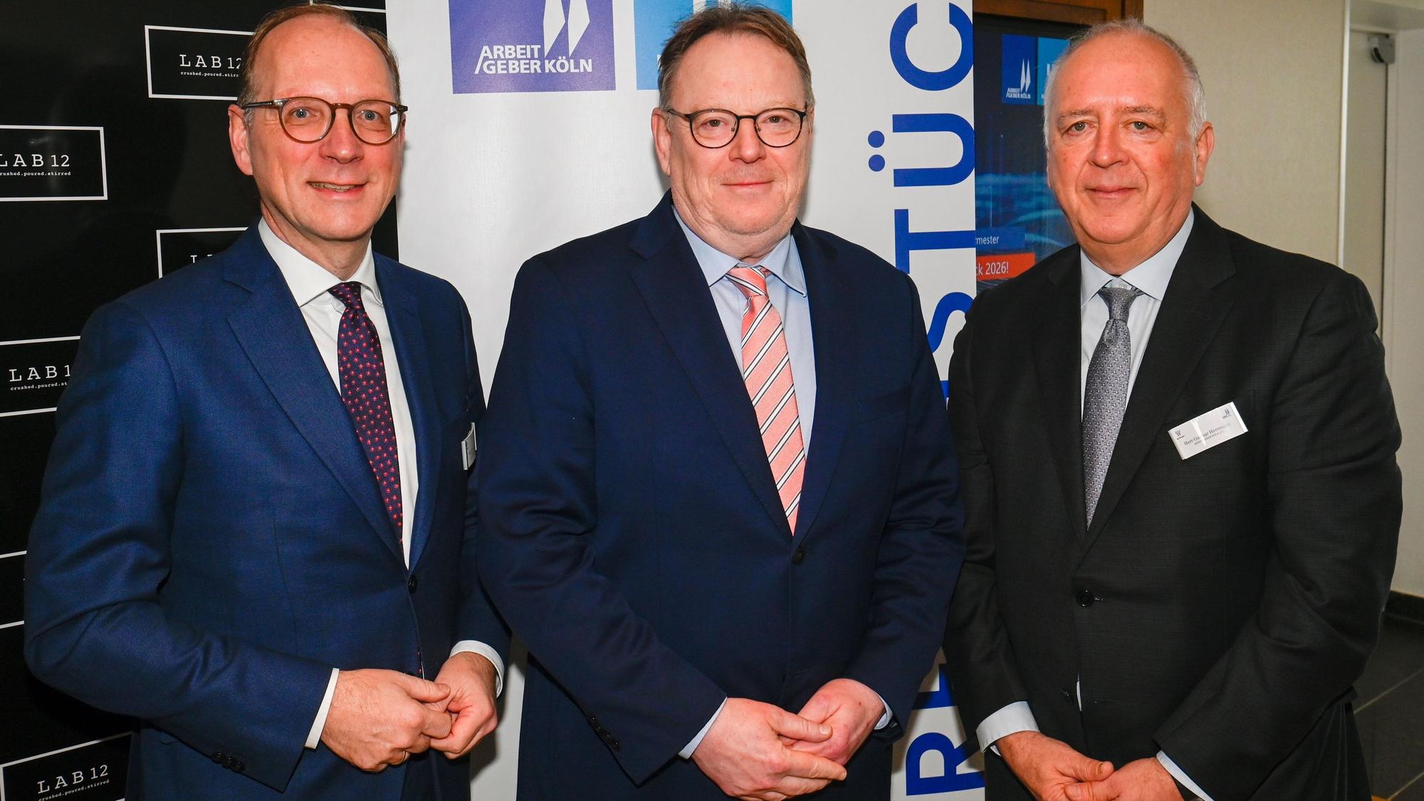 18.02.2026, Köln: Der Verein Arbeitgeber Köln und der Telekommunikationsanbieter Netcologne veranstalten ein Katerfrühstück. Foto: Uwe Weiser
