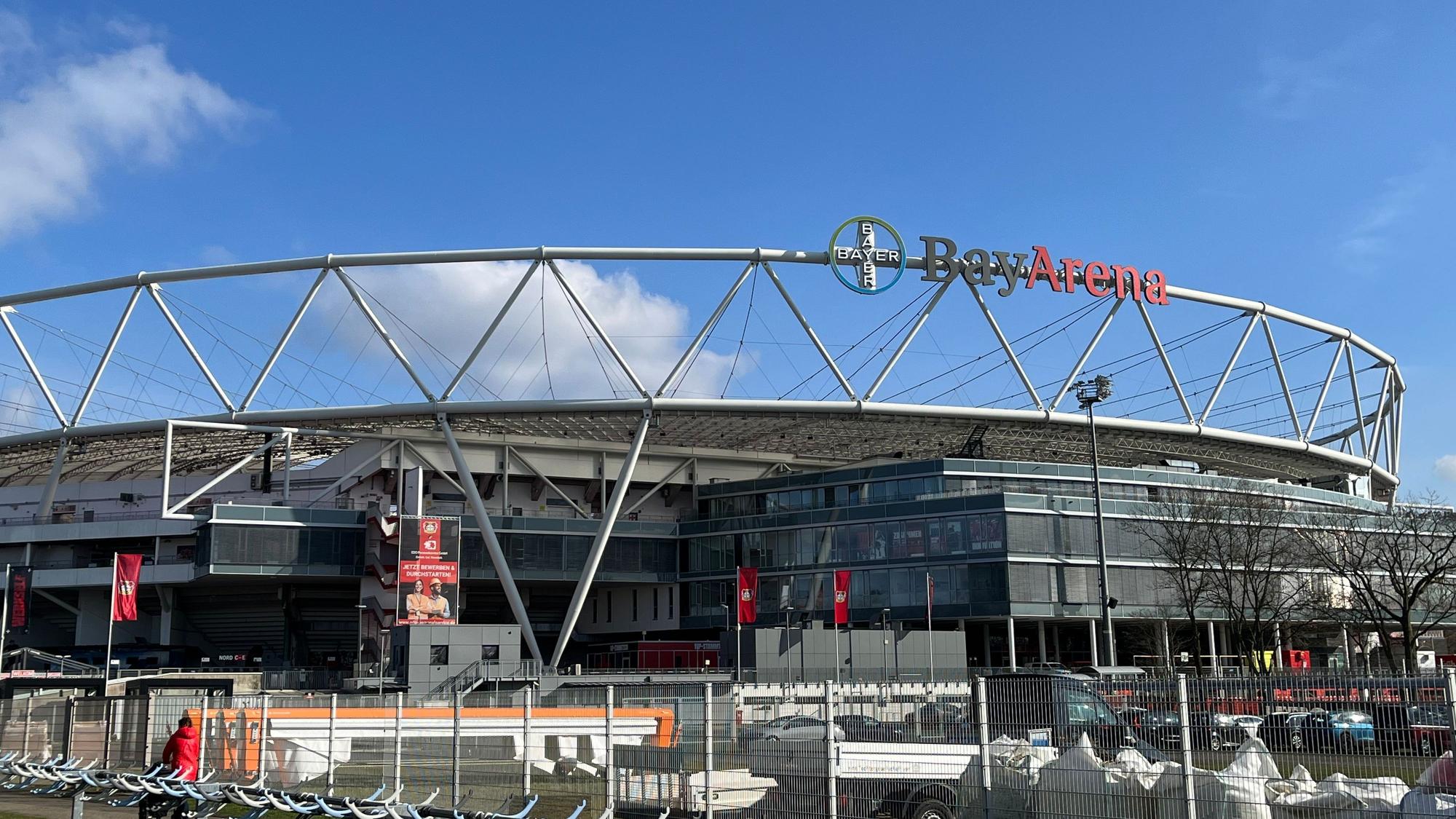 In der Bay-Arena sollen olympische Fußballspiele stattfinden, hoffen die Unterstützer der Bewerbung.