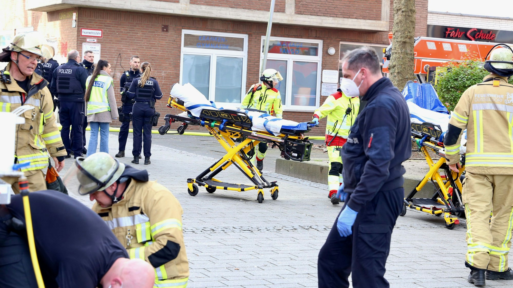 Die Feuerwehr war am Mittwoch (18. Februar) in Düsseldorf im Einsatz.