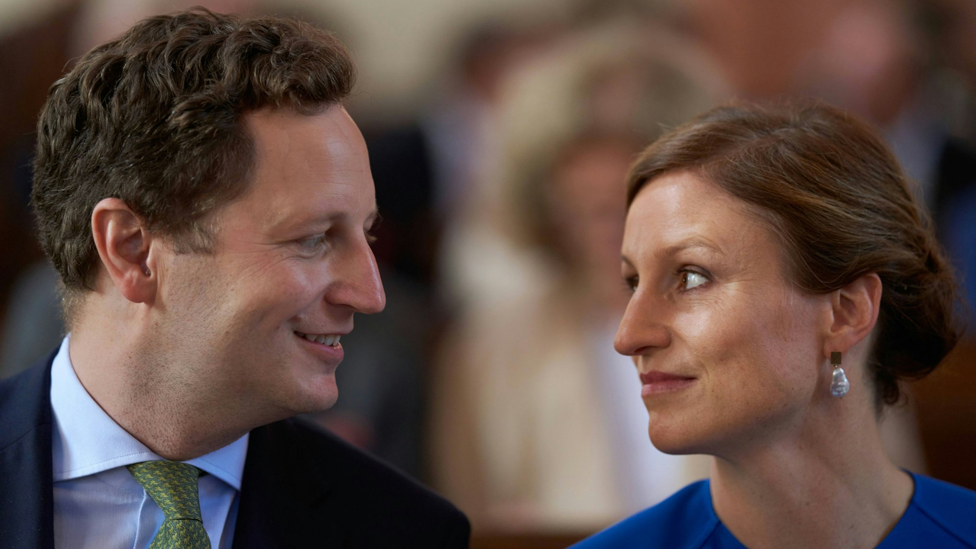 Georg Friedrich von Preußen,Ur-Ur-Enkel von Kaiser Wilhelm II., mit Ehefrau Sophie.