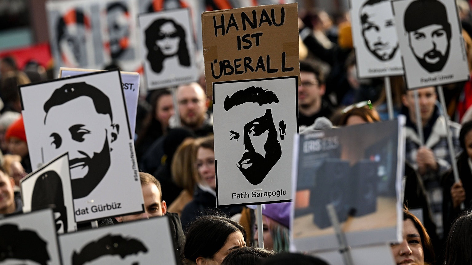 Gedenkveranstaltung für die Opfer von Hanau (Archivbild von 2023)
