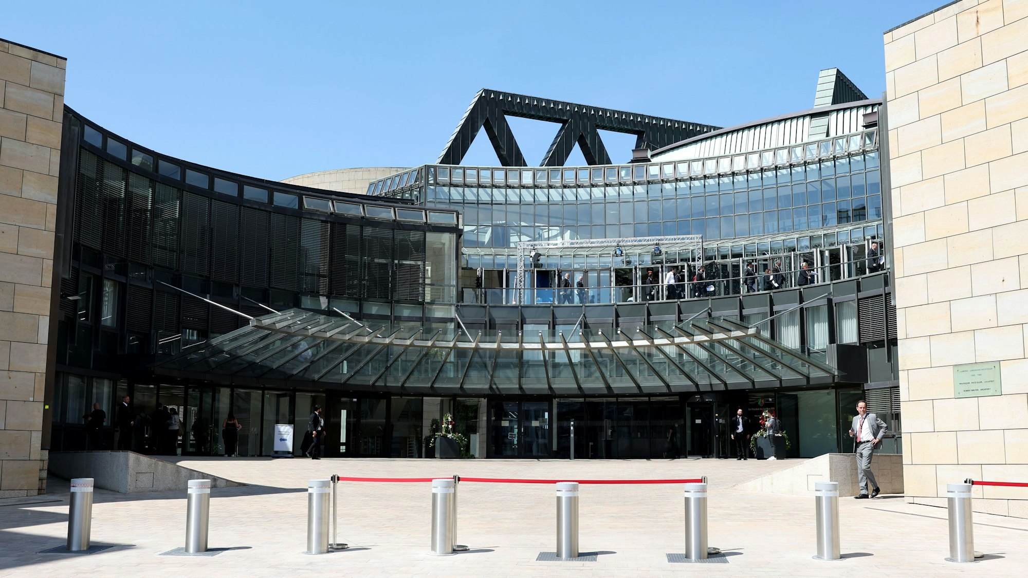 Außenansicht des Landtags Nordrhein-Westfalen.