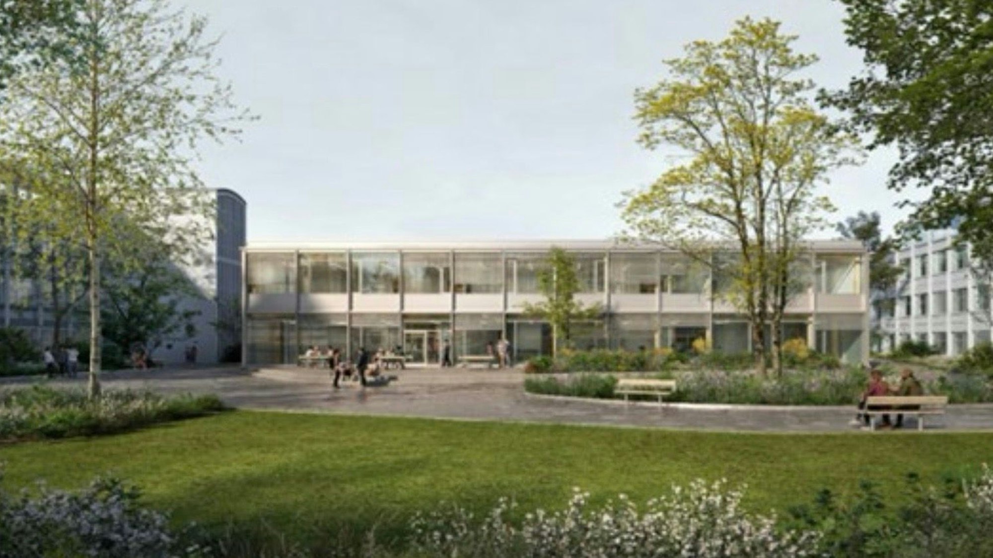 Ansicht eines der drei geplanten Neubauten