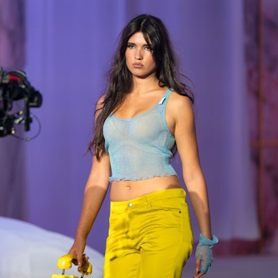 Sophie auf dem Catwalk.