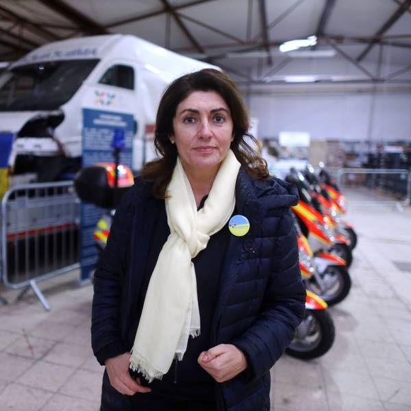 Linda Mai von der Hilfsorganisation Blau-Gelbes Kreuz
