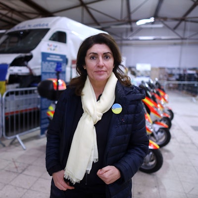 Linda Mai von der Hilfsorganisation Blau-Gelbes Kreuz