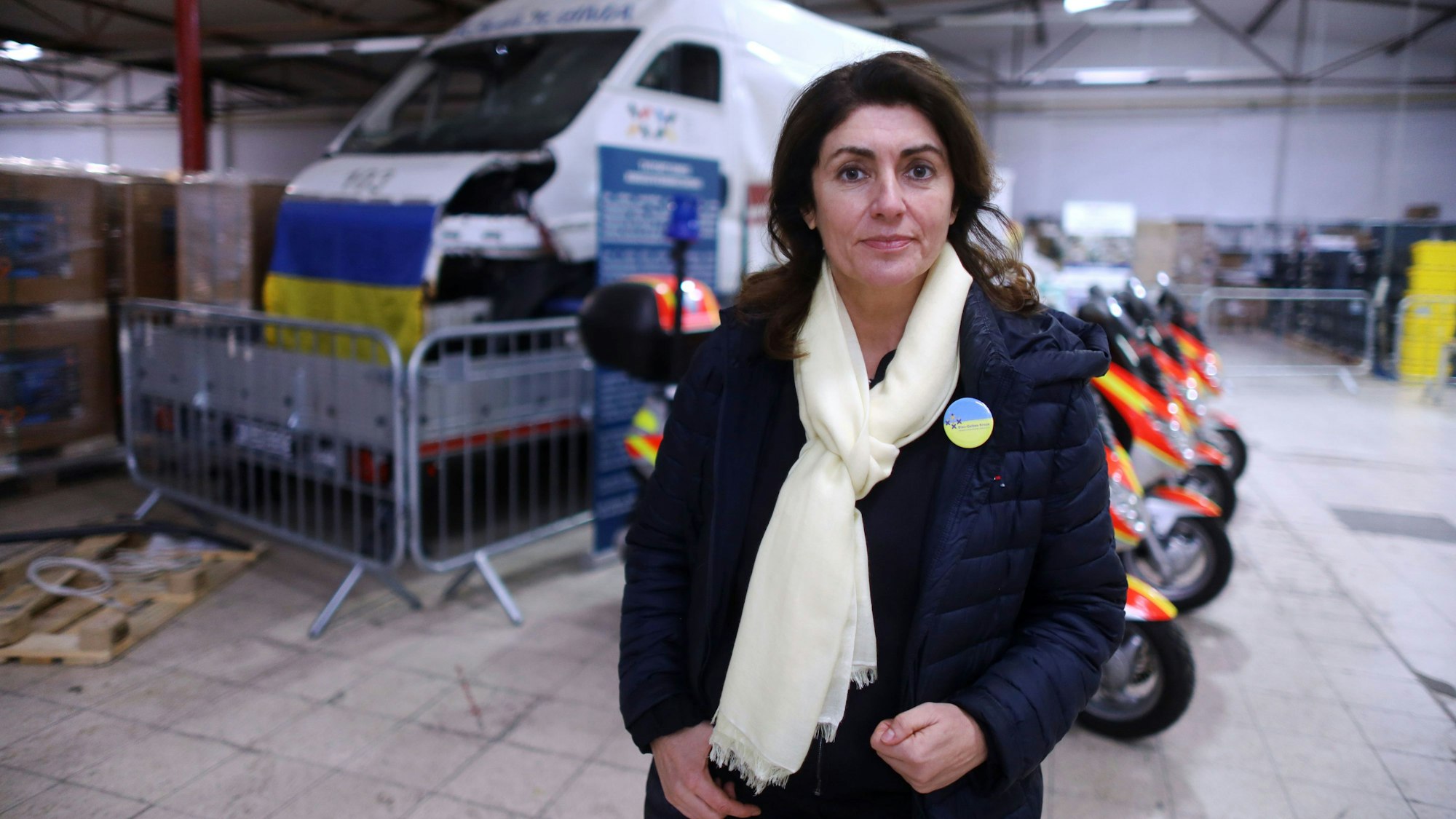 Linda Mai von der Hilfsorganisation Blau-Gelbes Kreuz