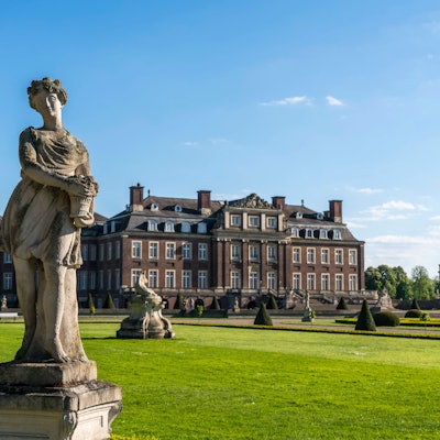 Blick auf Schloss Nordkirchen im Münsterland.