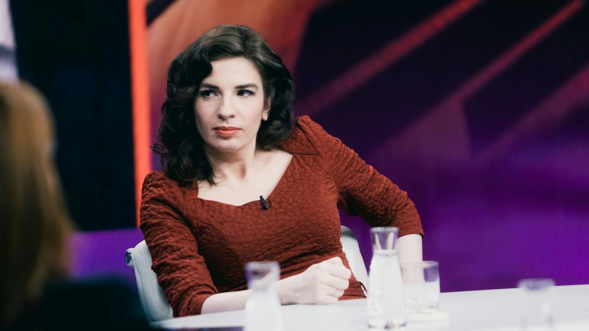 Marina Weisband fand bei „Maybrit Illner“ deutliche Worte zu US-Präsident Donald Trump. (Bild: ZDF / Thomas Kierok)