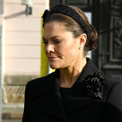 Kronprinzessin Victoria von Schweden bei der Kranzniederlegung zum Volkstrauertag in der Zentralen Gedenkstätte der Bundesrepublik Deutschland für die Opfer von Krieg und Gewaltherrschaft.