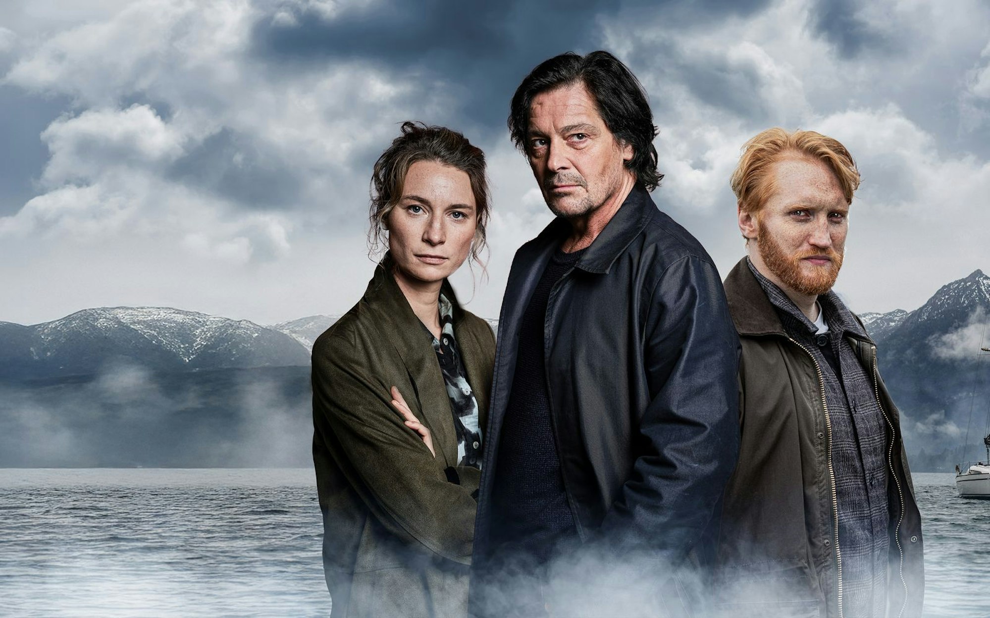 Anna Grünwald (Lisa Schützenberger) ist die neue Hauptkommissarin in Salzburg, ihr Kollege Kevin Ganslinger (Franz Josef Danner) war schon in der früheren Serie dabei. Im Mittelpunkt aber steht der Kriminalpsychologe Thomas Meiberger (Fritz Karl), der die Ermittlungen unterstützt. (Bild: ARD Degeto Film/Mona Film/Tivoli Film/Victoria Herbig)