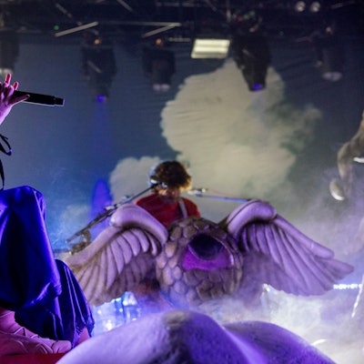 20.02.2026, Köln: Konzert des Elektropop-Duos Magdalena Bay, bestehend aus Mica Tennenbaum und Matthew Lewin, im Carlswerk Victoria.
Foto: Michael Bause