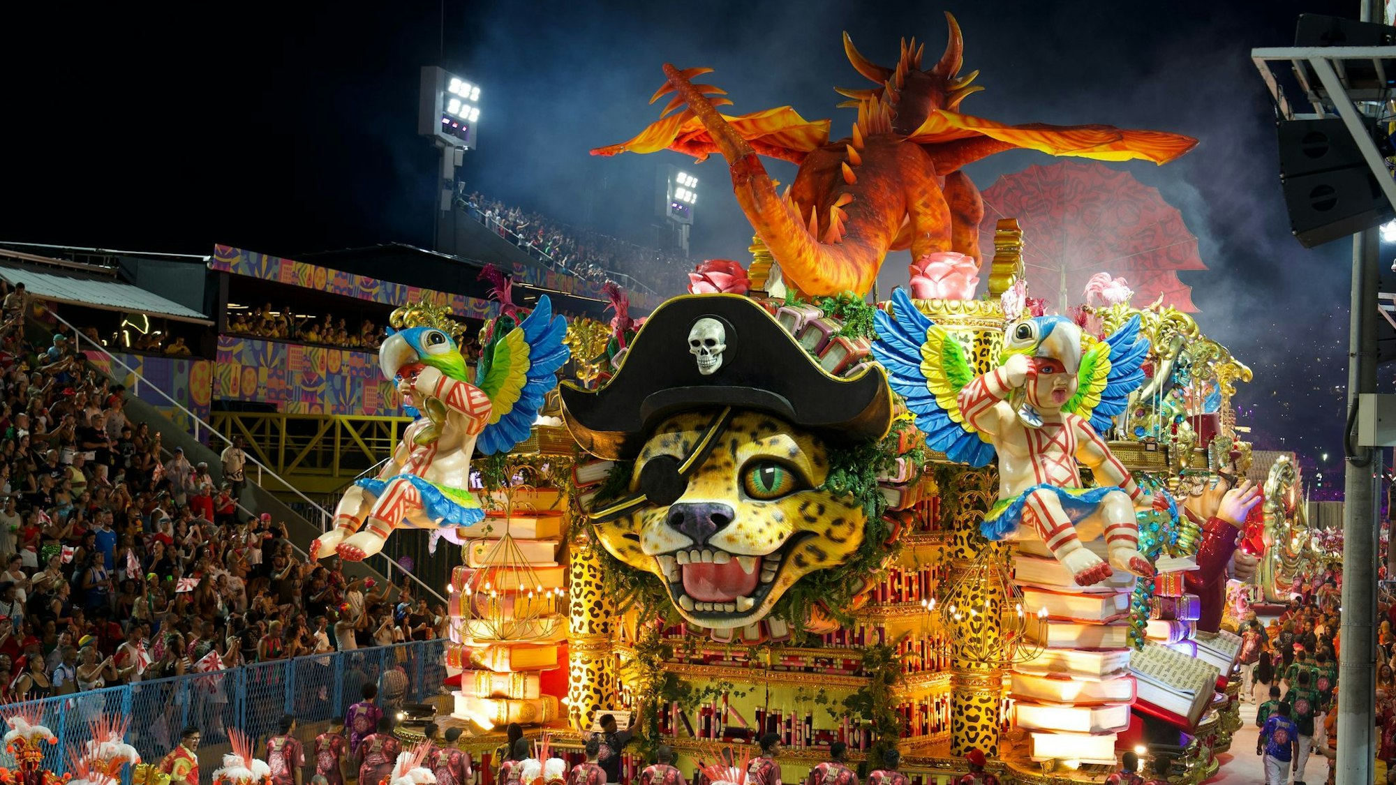 Mit der «Parade der Champions» endet der Karneval in Rio de Janeiro.