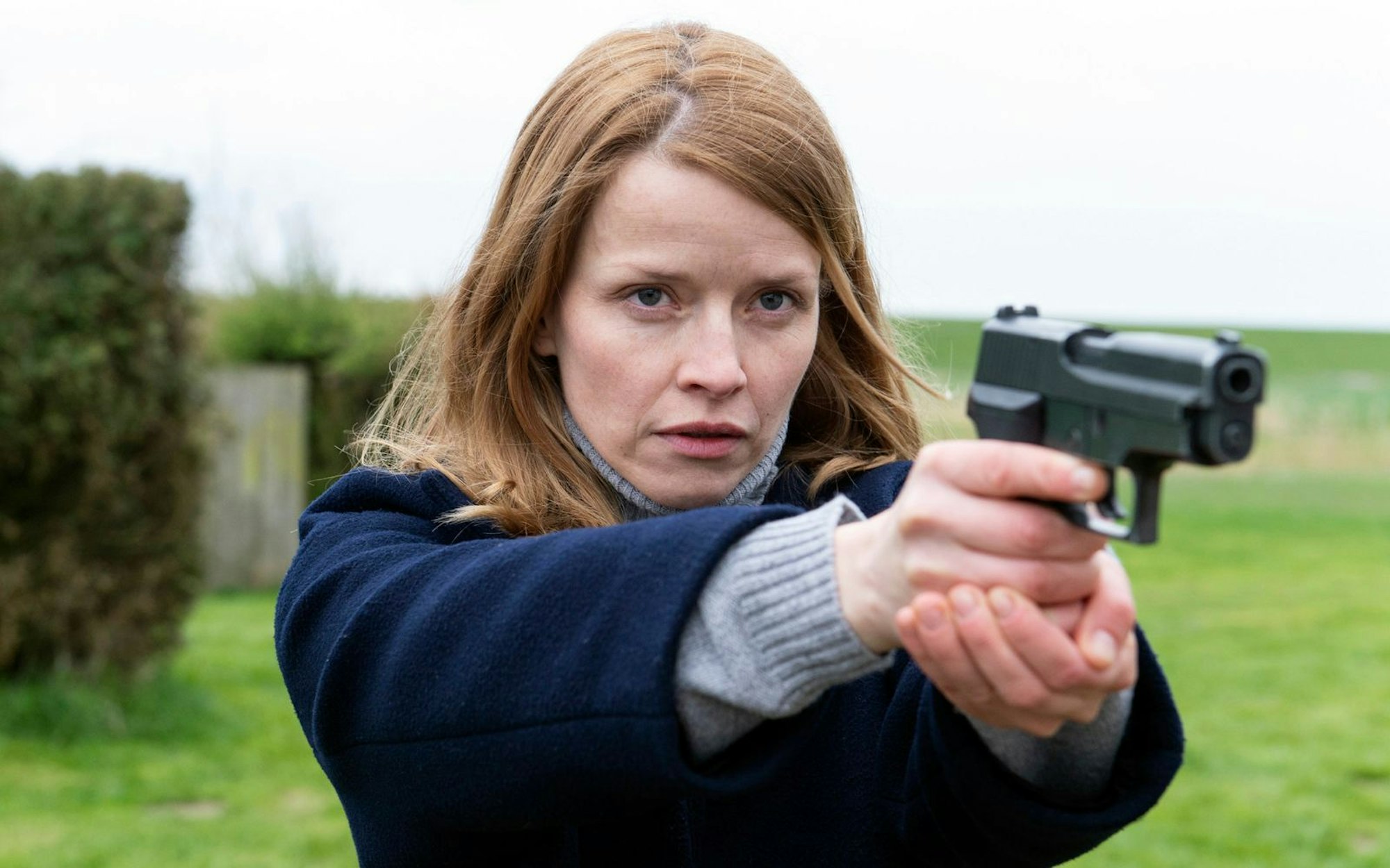 In der ARD-Krimireihe „Die Toten am Meer“ spielte Karoline Schuch zum ersten Mal eine Ermittlerin. (Bild: ARD Degeto/Sandra Hoever)