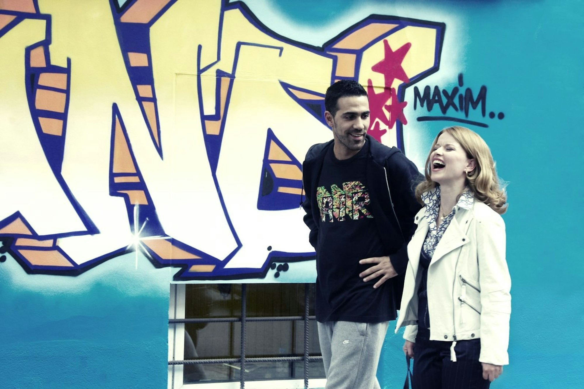 Im Biopic „Zeiten ändern dich“ spielte Karoline Schuch an der Seit von Gangster-Rapper Bushido. (Bild: Highlight (Constantin))