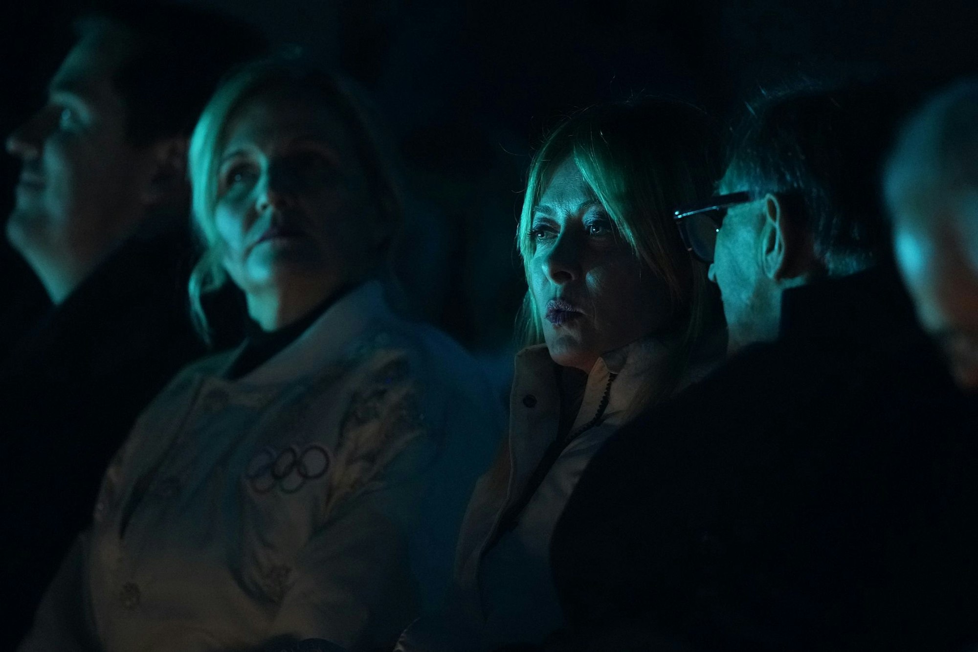 Italiens Ministerpräsidentin Giorgia Meloni und IOC-Präsidentin Kirsty Coventry