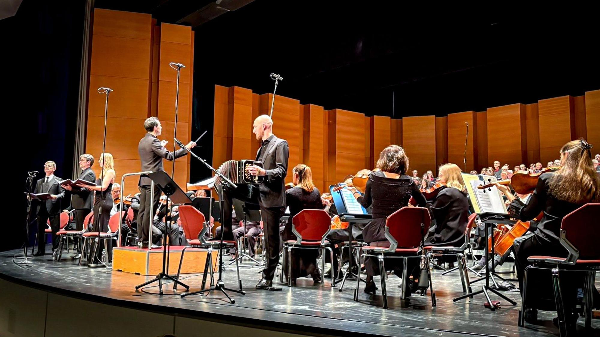 Martin Palmeri im Forum Leverkusen.