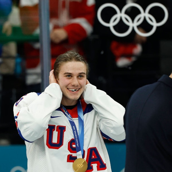 US-Eishockeyprofi Jack Hughes.