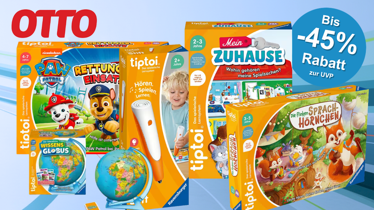 tiptoi® Mega Sale mit bis zu 45% Rabatt im OTTO Onlineshop