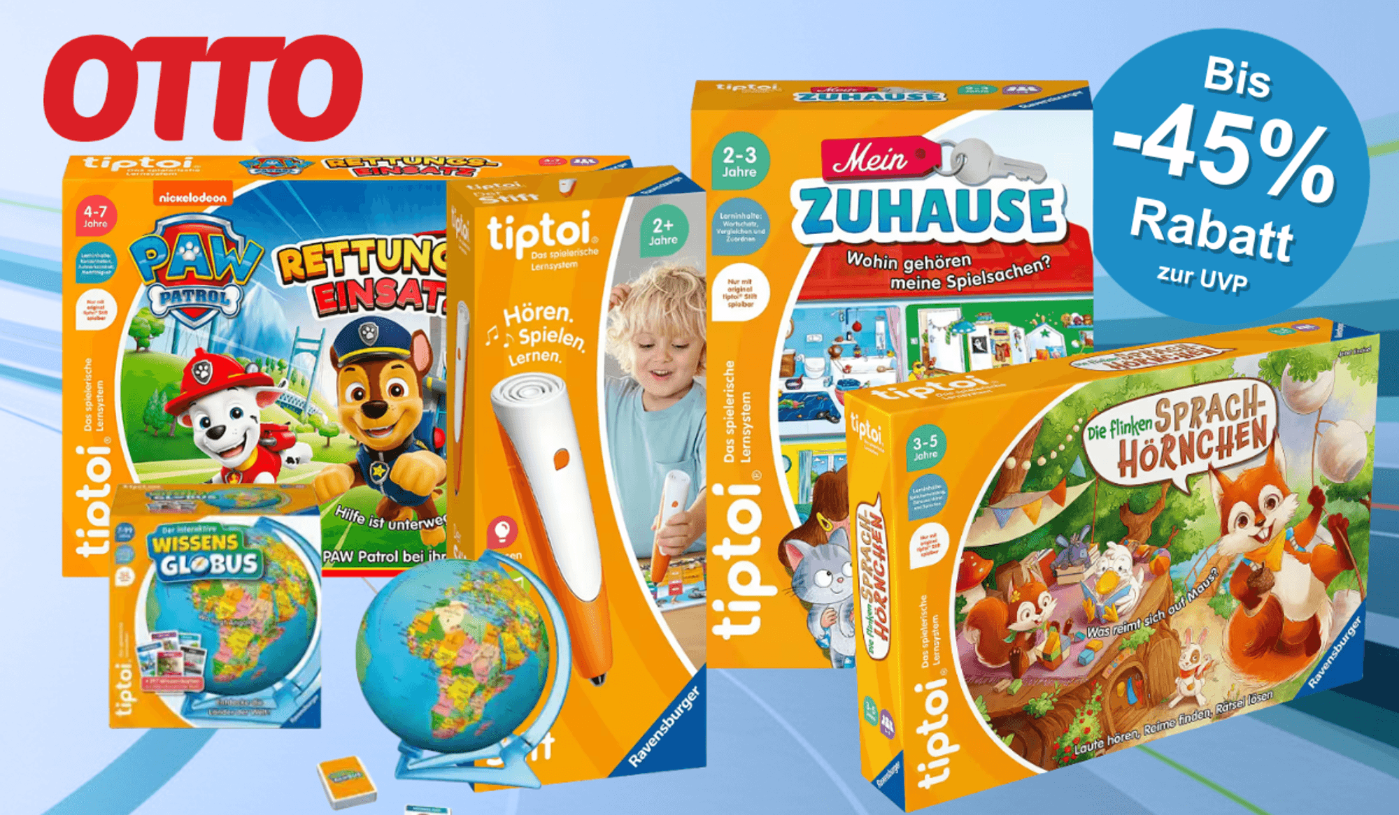 tiptoi® Mega Sale mit bis zu 45% Rabatt im OTTO Onlineshop